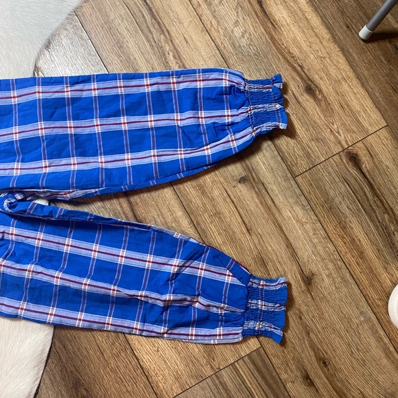 SweetHoney Girls' Plaid Bow Decor Cami Jumpsuit - Picture 2 of 8